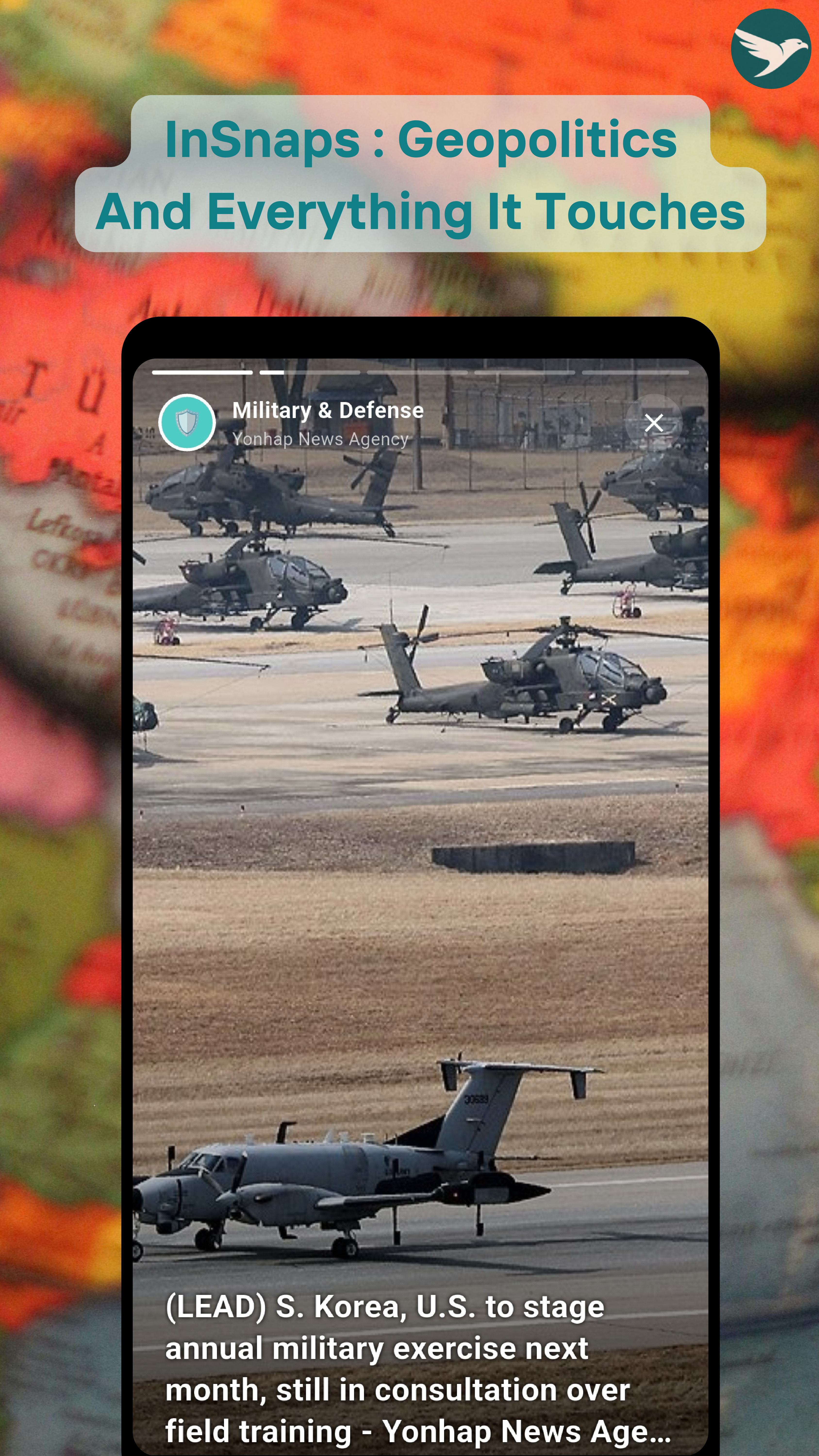 InSnaps military and defense news coverage with real-time updates