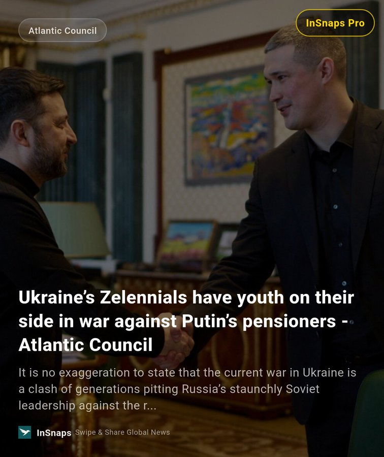 InSnaps shareable news card — Atlantic Council