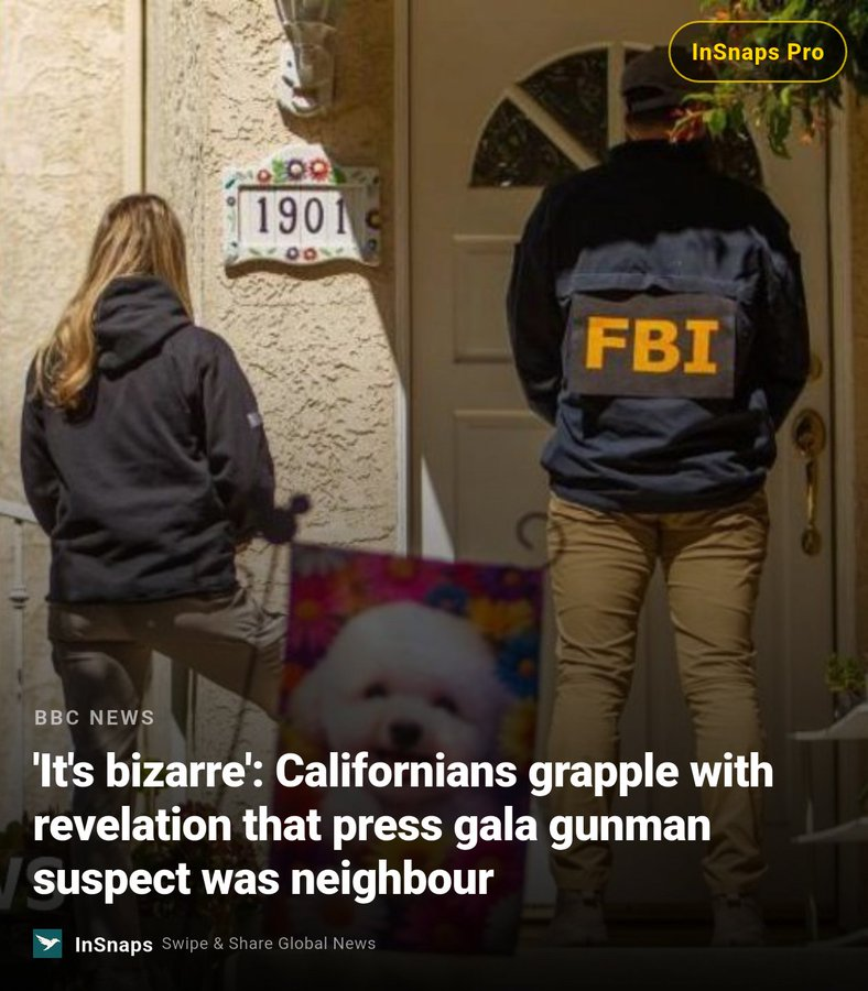 InSnaps shareable news card — FBI